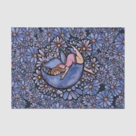 Lila Blume Moon Fairy Seidenpapier