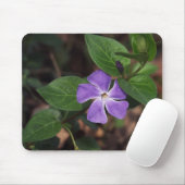 Lila Blume Mousepad (Mit Mouse)