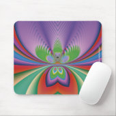 Lila Blume Mousepad (Mit Mouse)