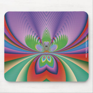 Lila Blume Mousepad
