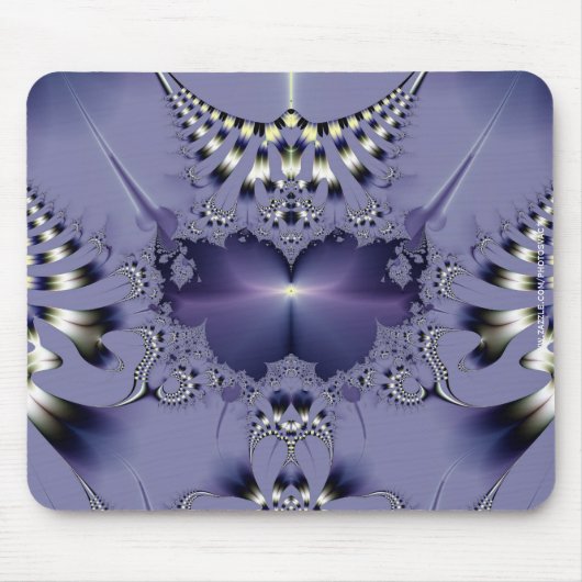 Lila Blume Mousepad (Vorne)