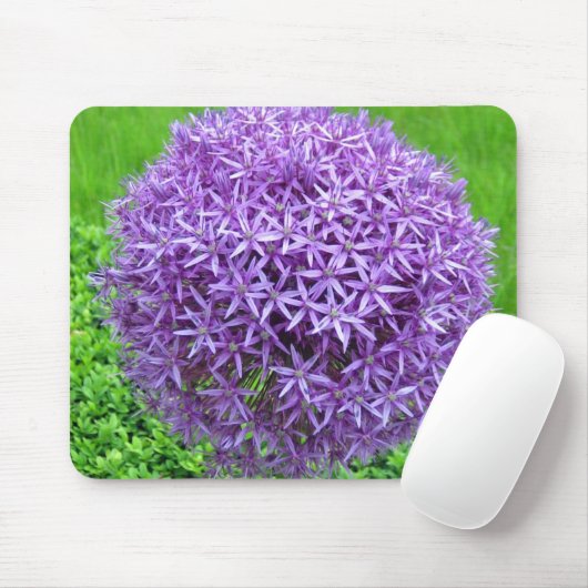 Lila Blume Mousepad (Mit Mouse)