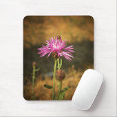 Lila Blume Mousepad (Mit Mouse)