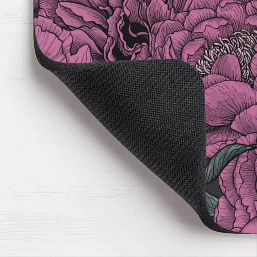 Lila Blume Mousepad (Ecke)