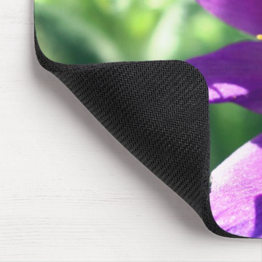 Lila Blume Mousepad (Ecke)