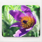 Lila Blume Mousepad (Vorne)