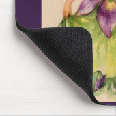 lila Blume Mousepad (Ecke)