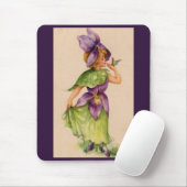 lila Blume Mousepad (Mit Mouse)
