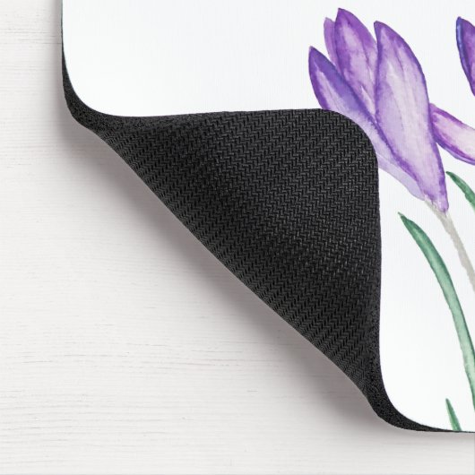 lila Blume Mousepad (Ecke)