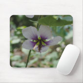 Lila Blume Mousepad (Mit Mouse)