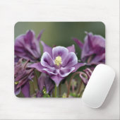 Lila Blume Mousepad (Mit Mouse)