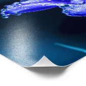 Lila Blume nach Frühlingsrennen Fotodruck (Ecke)