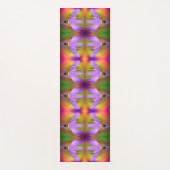 Lila Blume Nah Abstrakt Yogamatte (Vorderseite)