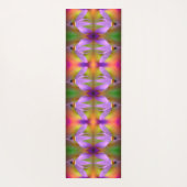 Lila Blume Nah Abstrakt Yogamatte (Rückseite)