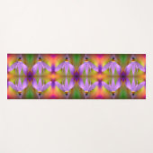 Lila Blume Nah Abstrakt Yogamatte (Vorderseite (Horizontal))