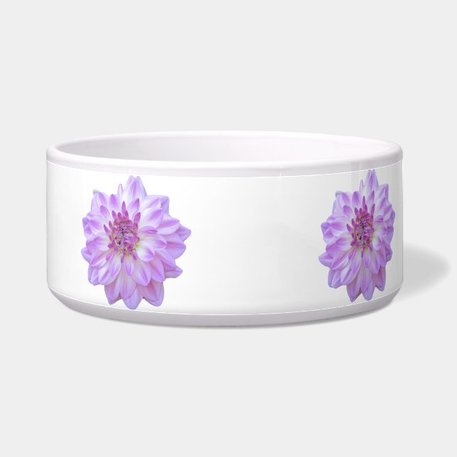 Lila Blume Napf (Rechts)