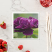 Lila Blume Napkins Serviette (Beispiel)