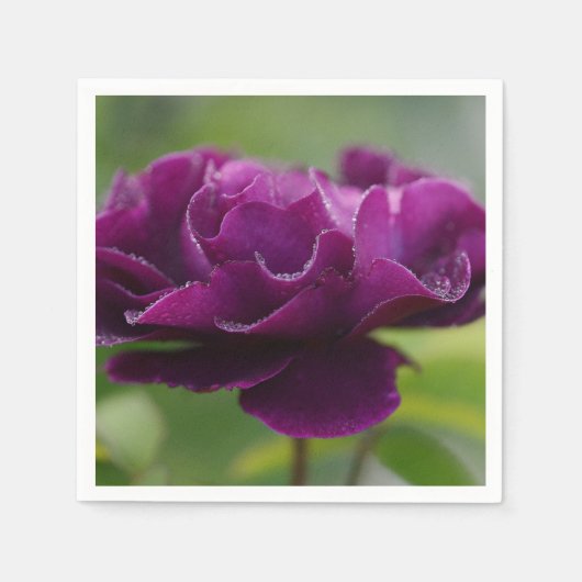 Lila Blume Napkins Serviette (Vorderseite)