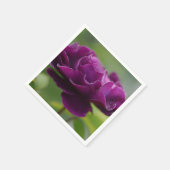 Lila Blume Napkins Serviette (Ecke)