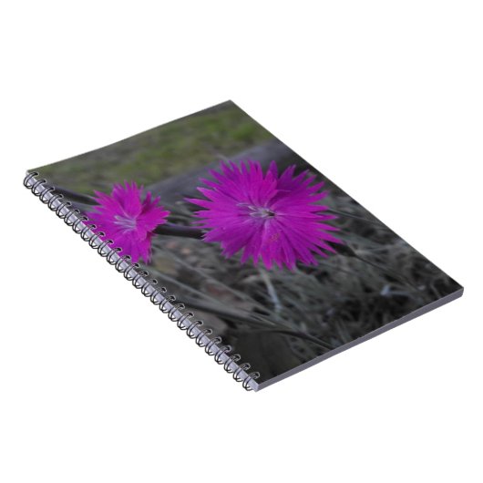 lila Blume Notizblock (Rechte Seite)