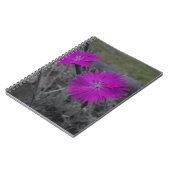 lila Blume Notizblock (Linke Seite)