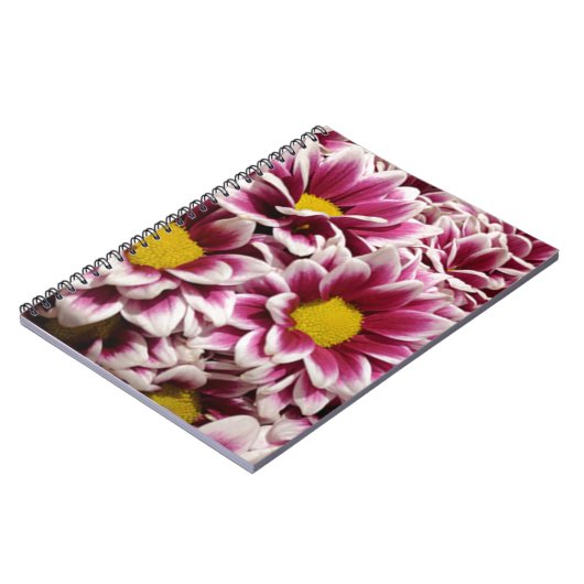 Lila Blume Notizblock (Linke Seite)