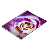 Lila Blume Notizblock (Linke Seite)