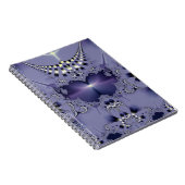 Lila Blume Notizblock (Rechte Seite)