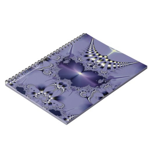 Lila Blume Notizblock (Linke Seite)