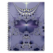 Lila Blume Notizblock (Vorderseite)