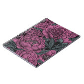 Lila Blume Notizblock (Linke Seite)