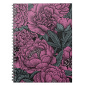 Lila Blume Notizblock (Vorderseite)