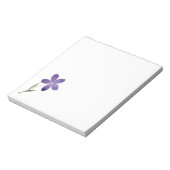 Lila Blume Notizblock (Rotiert)
