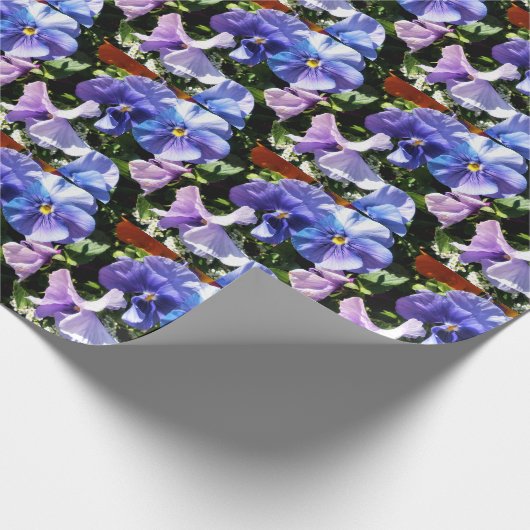 Lila Blume oder Geschenkpapier (Ecke)