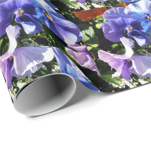 Lila Blume oder Geschenkpapier (Rolleneckpunkt)