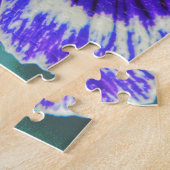 Lila Blume Pansy Garden Puzzle (Seite)