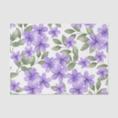 lila Blume-Papierpapier Seidenpapier (Vorderseite)