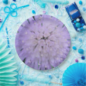 Lila Blume Pappteller (Party)