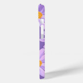 lila Blume personalisiert Case-Mate iPhone Hülle (Rückseite / Links)