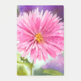 Lila Blume Post-it Klebezettel