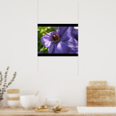 Lila Blume Poster (Küche)