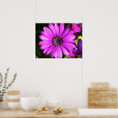 Lila Blume Poster (Küche)