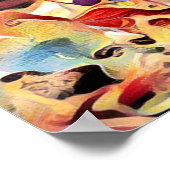 Lila Blume Poster (Ecke)