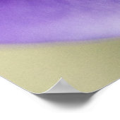 Lila Blume Poster (Ecke)