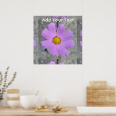 Lila Blume Poster (Küche)