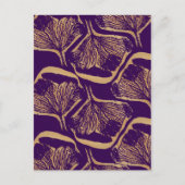 Lila Blume Postkarte (Vorderseite)