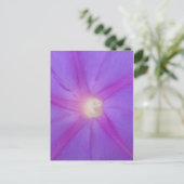 Lila Blume Postkarte (Stehend Vorderseite)