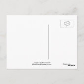 Lila Blume Postkarte (Rückseite)