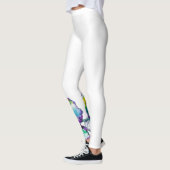 Lila Blume Power 1 Untere Leggings (Links)