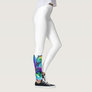 Lila Blume Power 1 Untere Leggings